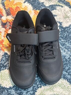 Rally Men's Athletic Cycling Shoes - Black